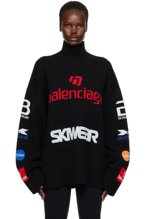 Balenciaga Black Ski Long Sleeve Turtleneck