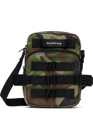 Balenciaga Khaki Army Crossbody Messenger Bag