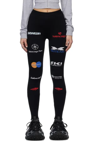 Balenciaga Black Ski Leggings