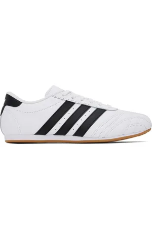 adidas White & Black Taekwondo Lace Sneakers