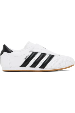 adidas White & Black Taekwondo Sneakers