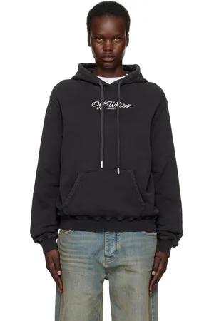 OFF-WHITE Black Scissor Arrow Hoodie