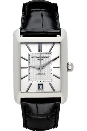 Frederique Constant Silver & Black Classics Carree Automatic Watch