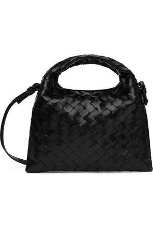 Bottega Veneta Black Mini Hop Bag