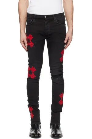 AMIRI Black MA Quad Applique Jeans