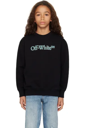 OFF-WHITE Kids Black Big Bookish Sweatshirt