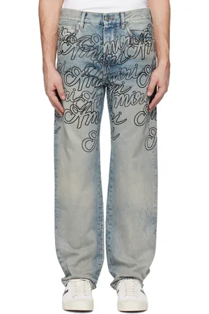 AMIRI Blue Overlay Printed 