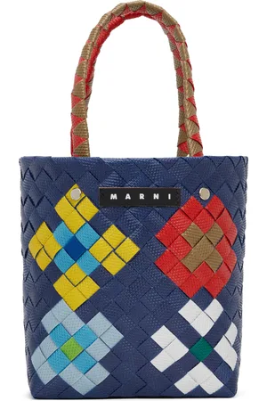 Marni Kids Black Blossom Macro Tote