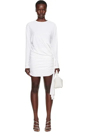 CHRISTOPHER ESBER Side Cowl Drape Extension Minidress