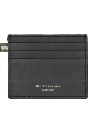 Officine creative Black Boudin 22 Card Holder