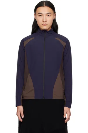 Hyein Seo & Brown Zip-Up Track Jacket