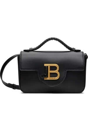 Balmain Black B-Buzz Mini Leather Bag