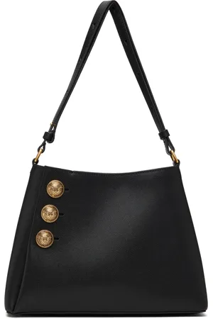 Balmain Black Emblème Shoulder Bag