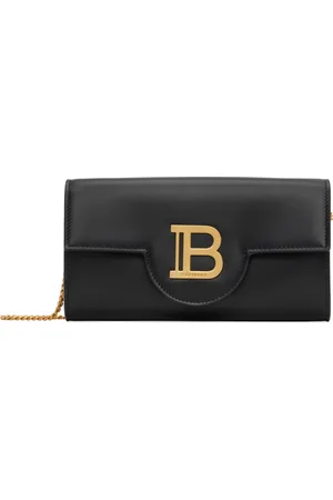Balmain Black B-Buzz Leather Bag