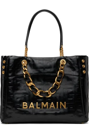 Balmain Black 1945 Soft Tote