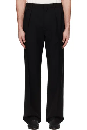 The Row Black Marcello Trousers