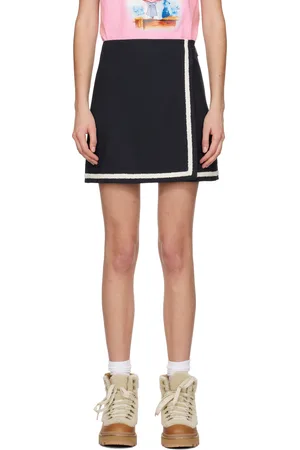 Msgm Navy Gonna Miniskirt