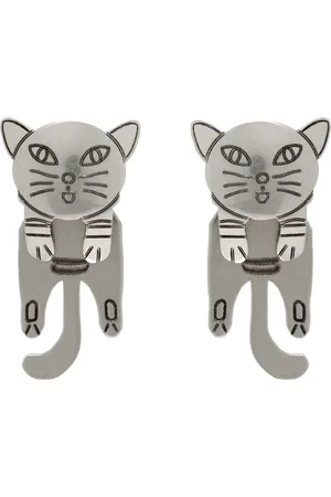 Marni Silver Cat Earrings