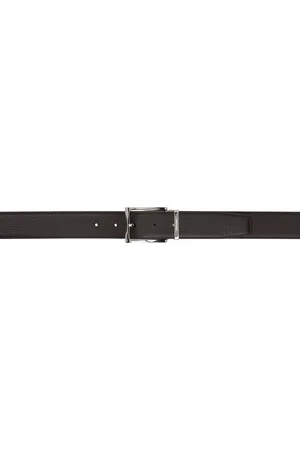 Salvatore Ferragamo Brown & Black Reversible Belt