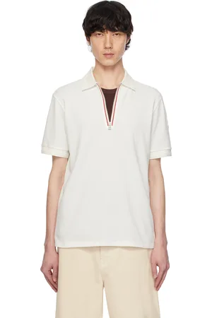 Moncler White Archivio SS Polo