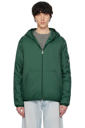 Moncler Green Monteynard Hooded Short Down Jacket