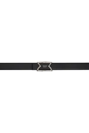 Salvatore Ferragamo Black & Red Star Reversible Belt