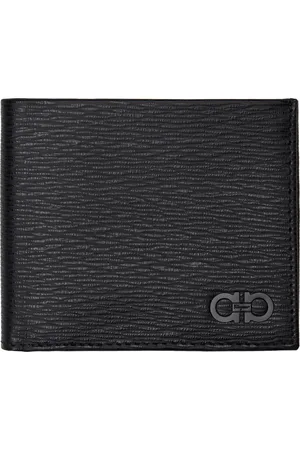 Salvatore Ferragamo Black Gancini Wallet