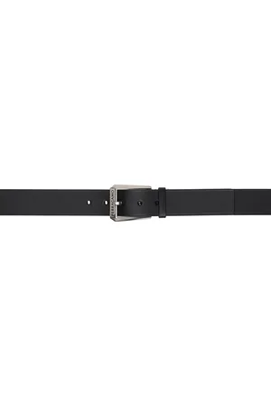 Salvatore Ferragamo Black Fixed Belt