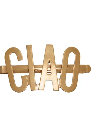 Moschino Gold Archive Group Brooch