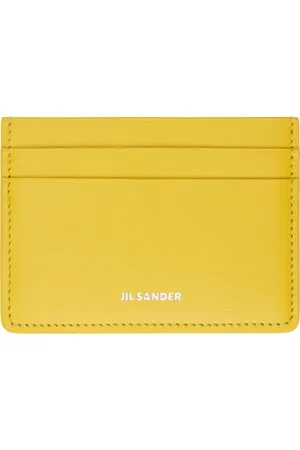 Jil Sander Yellow Credit Card Holder