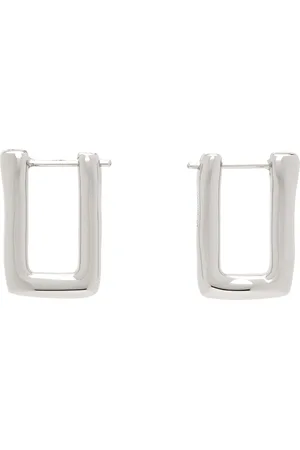 Jil Sander Silver Angular Earrings