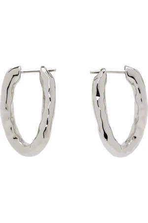 Jil Sander Silver Hoop Earrings