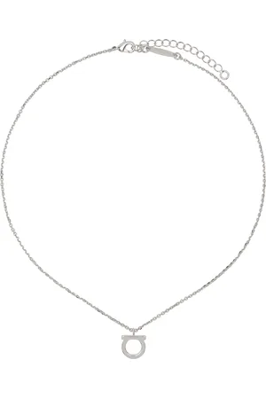 Salvatore Ferragamo Silver Gancio Necklace