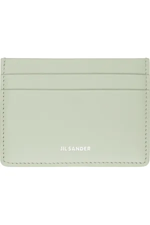 Jil Sander Green Credit Card Holder