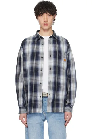 Carhartt Blue Blanton Check Shirt