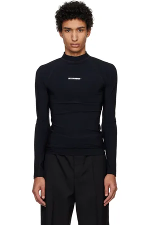 Jil Sander Black Surf Long Sleeve T-shirt