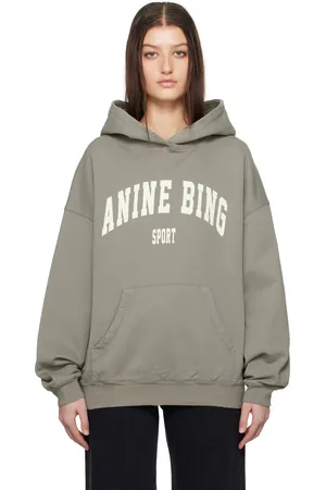 ANINE BING Gray Harvey Hoodie