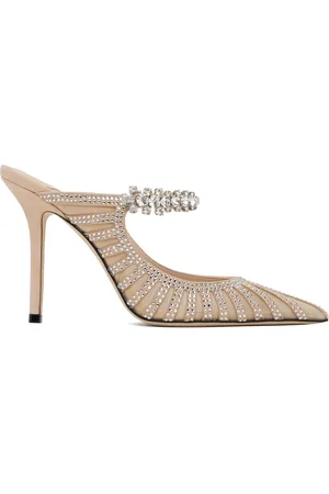 Jimmy Choo Pink Bing 100 Mules