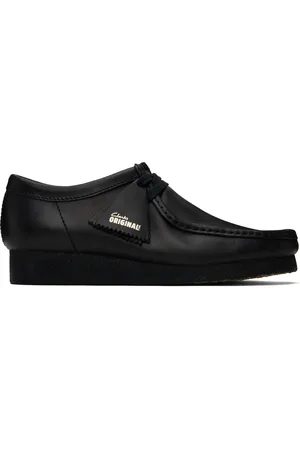 Clarks Black Wallabee Derbys