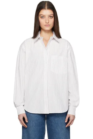 ANINE BING White Braxton Shirt