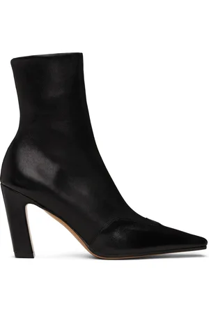 Khaite Black Nevada Stretch High Boots