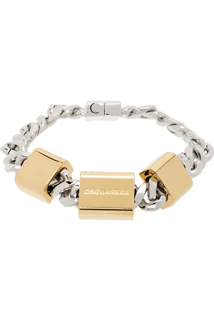 Dsquared2 Silver & Gold Chained2 Bracelet