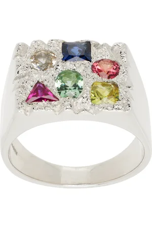 Bleue Burnham Silver Cottage Rose Garden Ring