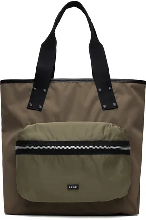 SACAI Taupe Pocket Large Tote