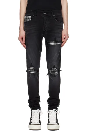 AMIRI Black MA Quad Plaid MX1 Jeans