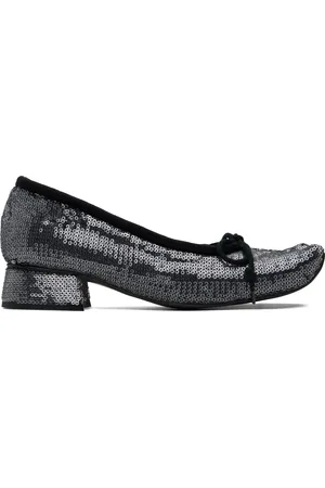 Paula Canovas Del Vas Black Diablo Ballerina Flats