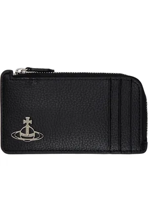 Vivienne Westwood Black Zip Card Holder