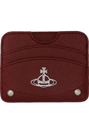 Vivienne Westwood Red Half Moon Flat Card Holder