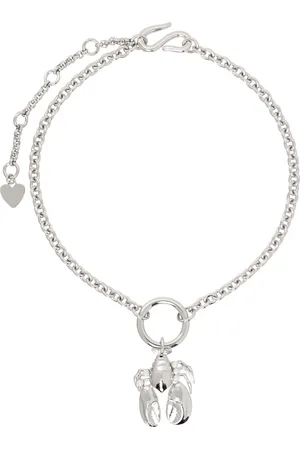 Acne Studios Silver Lobster Necklace