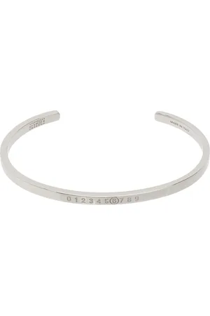 Maison Margiela Silver Numeric Minimal Signature Bracelet